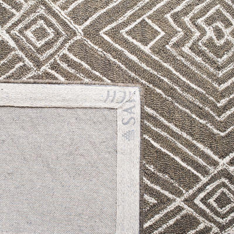 Micro-Loop MLP608 Hand Tufted Runner Rug - Dark Grey/Ivory - 2'3"x7' - Safavieh.