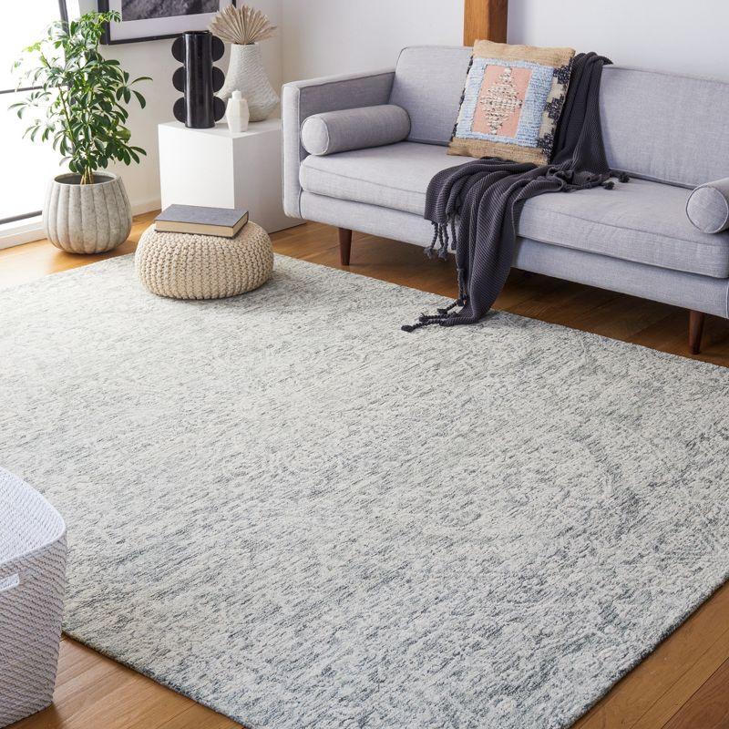 Gray 8' x 10' Handmade Tufted Wool Area Rug