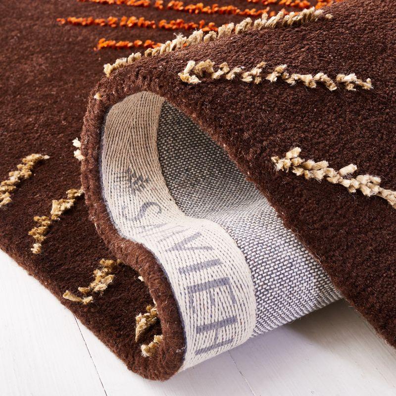 Soho SOH712 Hand Tufted Area Rug - Brown/Multi - 8'9"x11'9" - Safavieh.