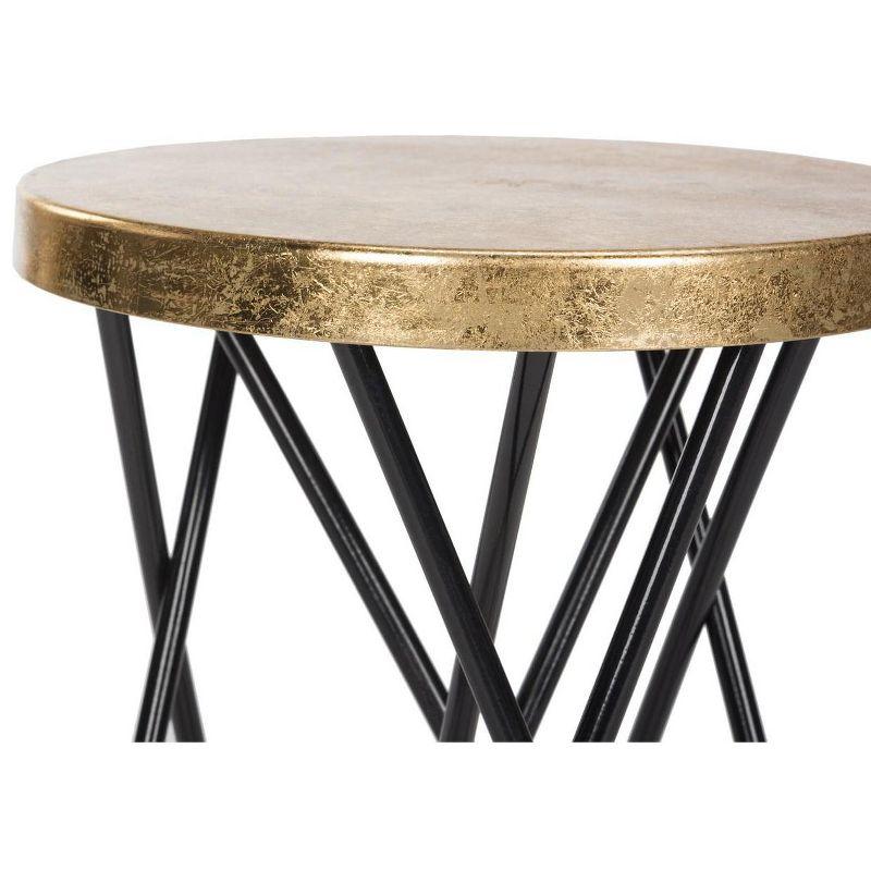 Lorna Gold Leaf Counter Stool  - Safavieh