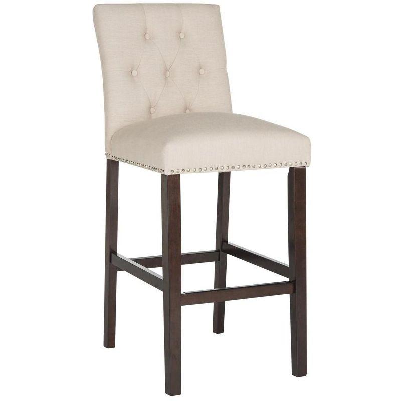 McLoud Upholstered Counter Stool with Solid Wood Frame