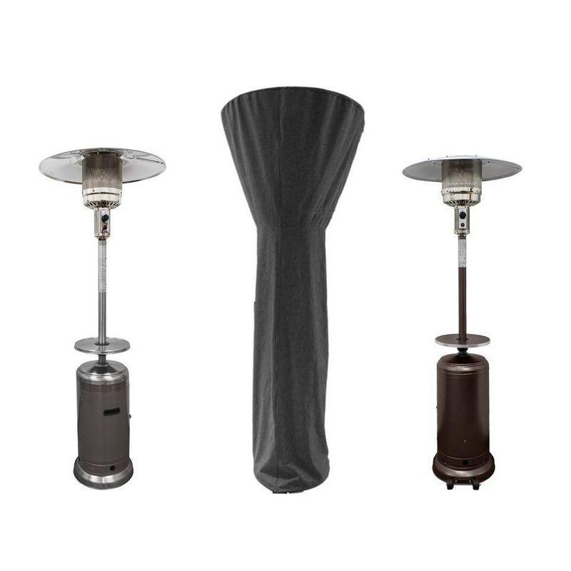 Tall Patio Heater Commercial Cover - Gray - AZ Patio Heaters: Weather-Resistant, Zippered, for Outdoor Heating Appliances