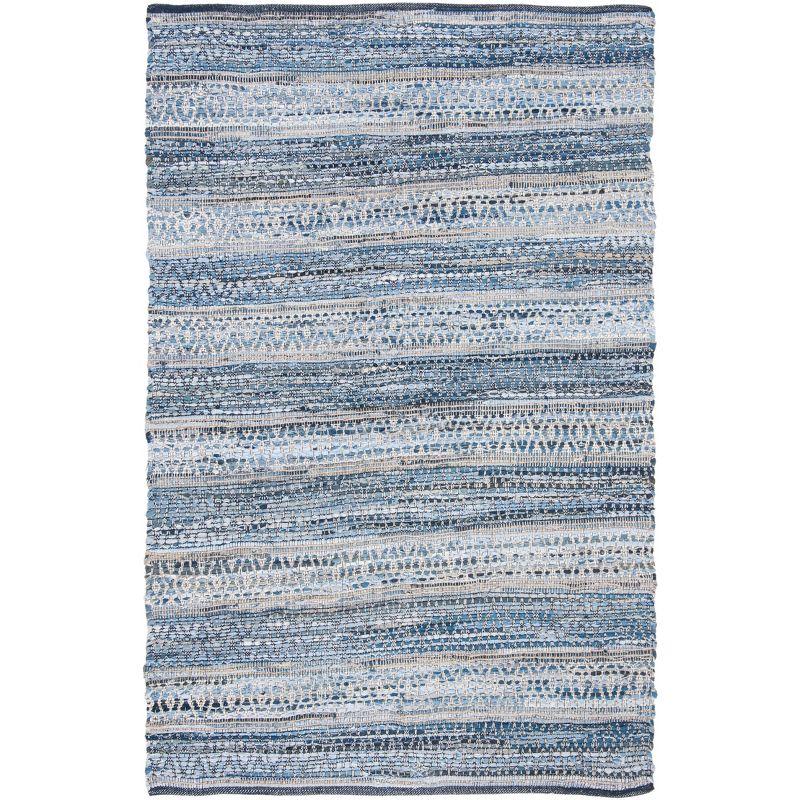 Bungalow Rose Montauk Hand Woven Performance Geometric Rug