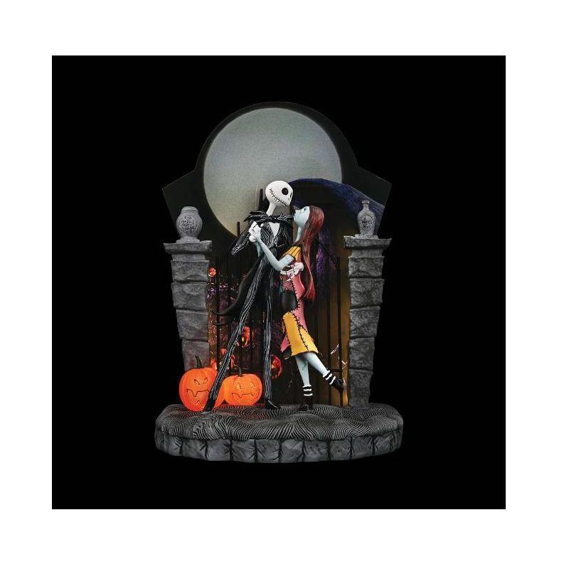 Disney Showcase Nightmare Before Christmas Jack Sally Light Up Figurine 9in H