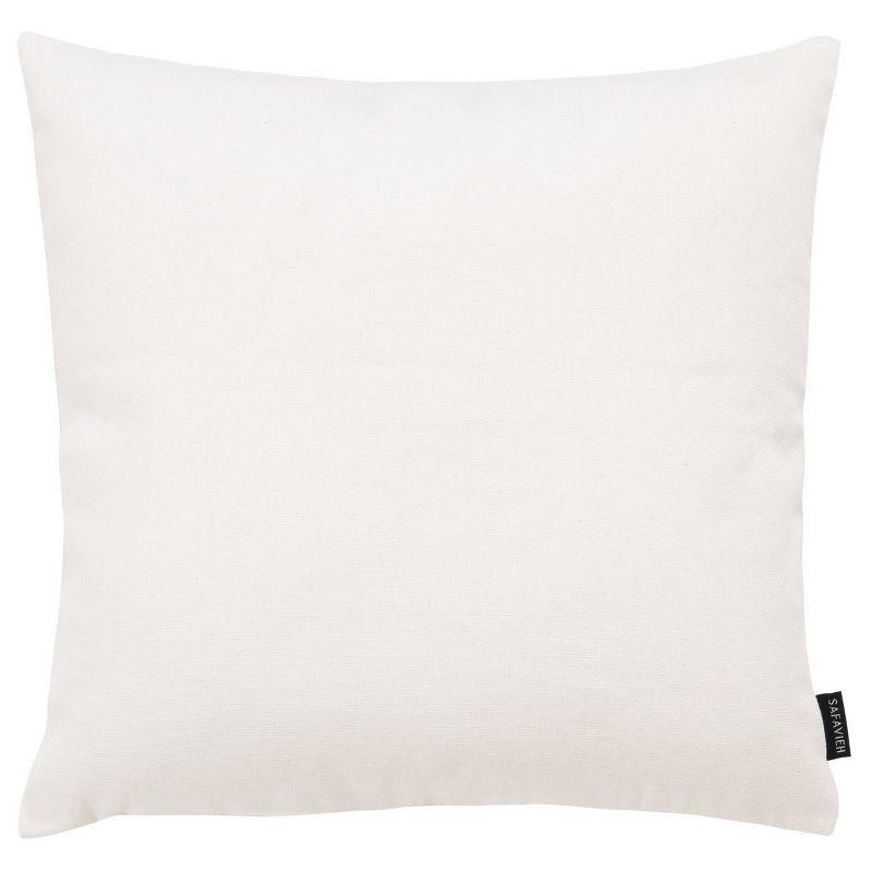 Safavieh Embroidered Cotton Reversible Throw Pillow