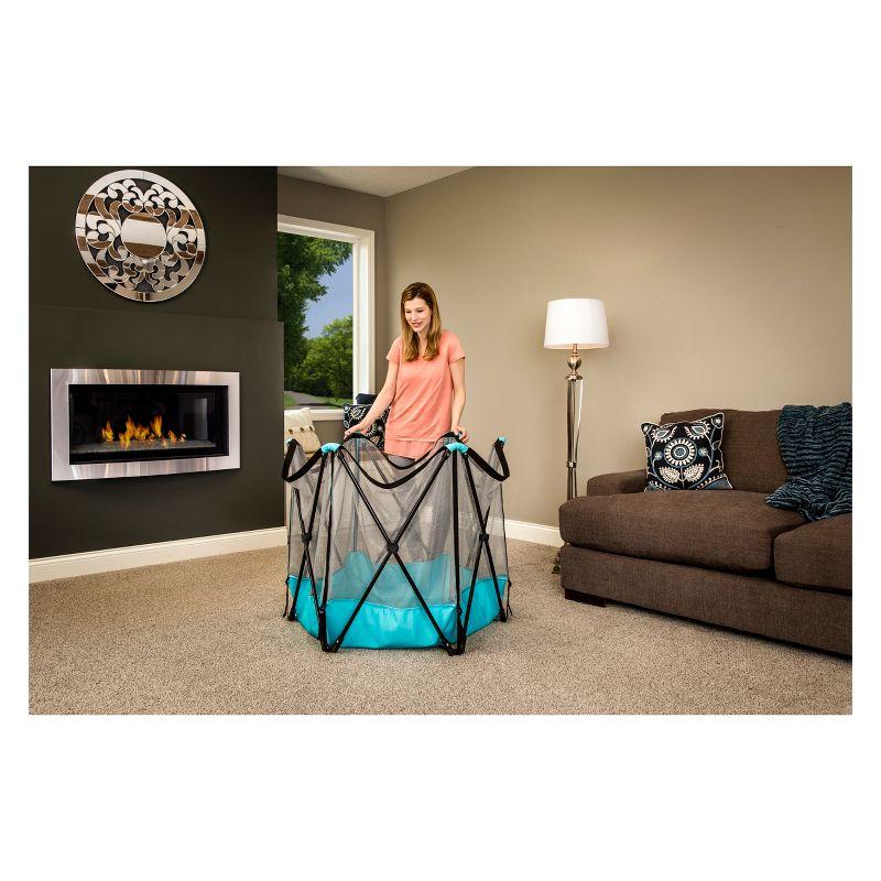 My 6 Panel Portable 48" x 48" Indoor/Outdoor Steel Pop-Up Play Tent