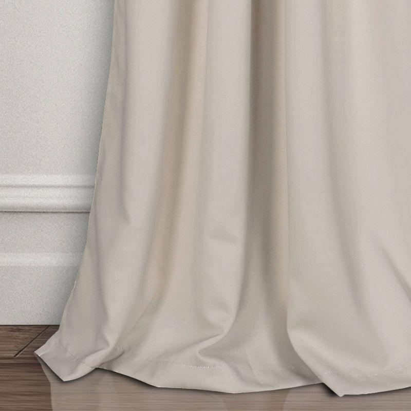 Lush Decor Insulated Polyester Blackout Curtain Pair (Set of 2)