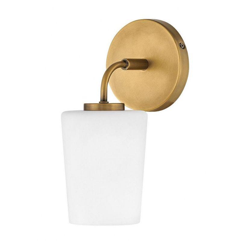 Fitz Single Frosted Dimmable Bath Sconce