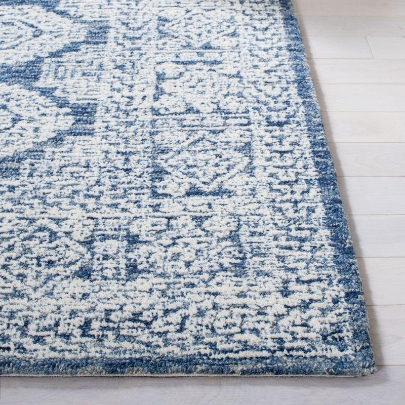 Metro MET803 Hand Tufted Indoor Area Rug - Natural/Blue - 4'x6' - Safavieh