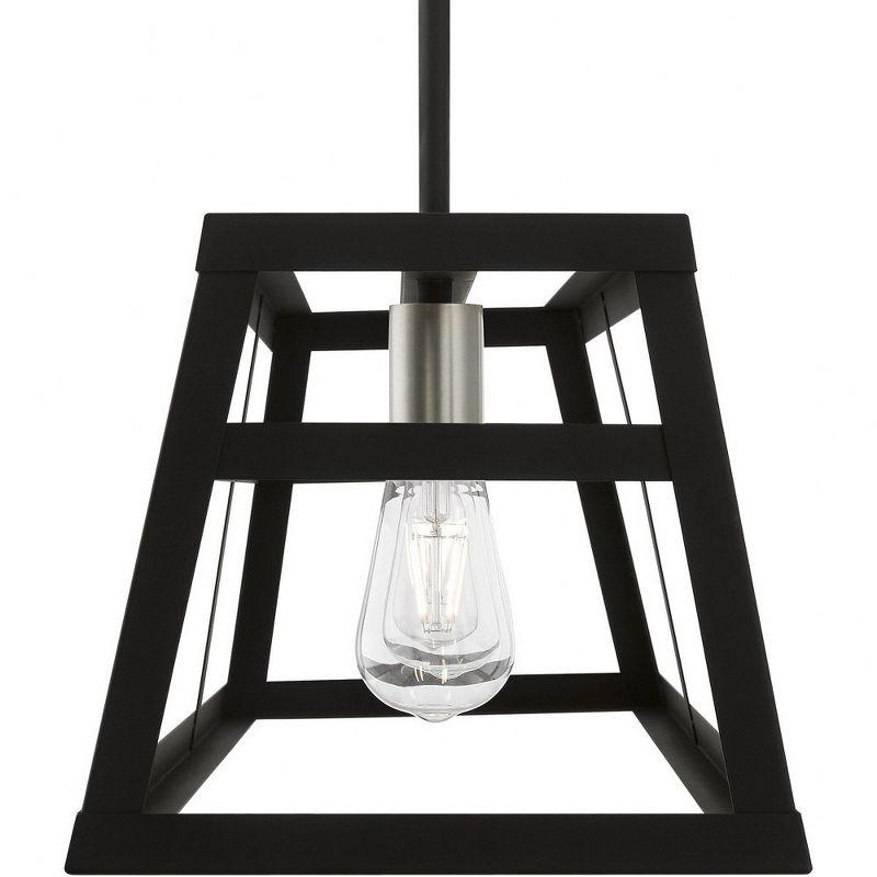 Livex Lighting Schofield 3 - Light Chandelier in  Black/Brushed Nickel