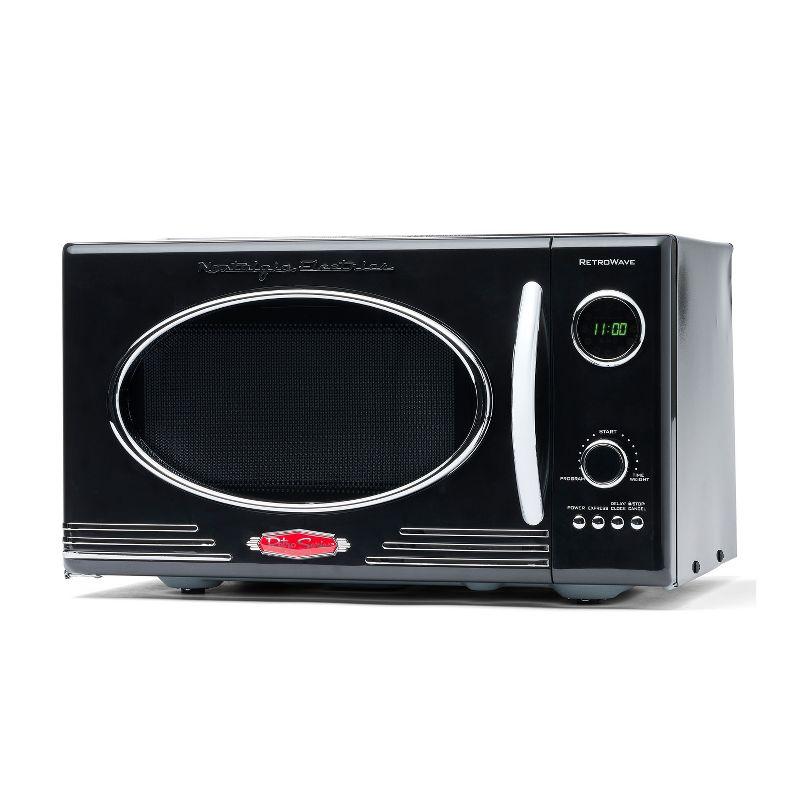Nostalgia Retro 19" 0.9 cu ft. 800-Watt Countertop Microwave Oven