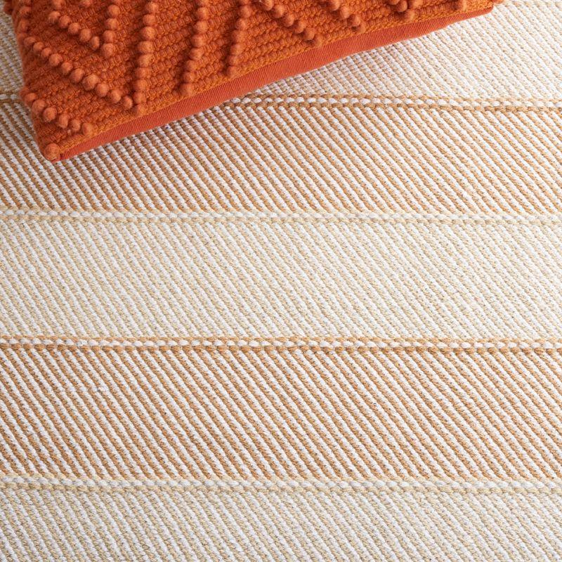 Striped Kilim STK803 Hand Woven Runner Rug - Beige/Gold - 2'3"x8' - Safavieh.