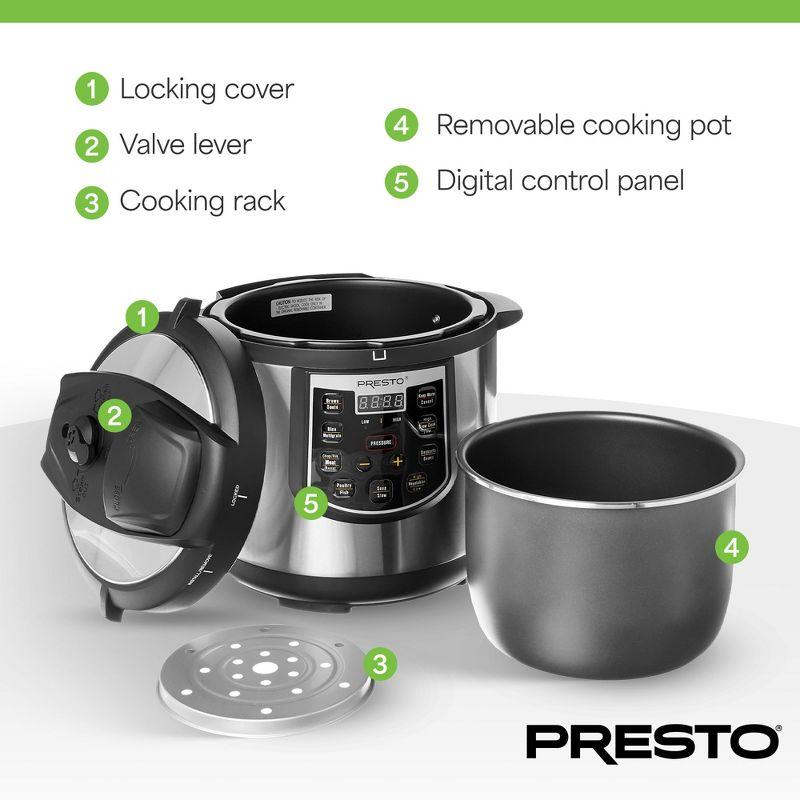 Presto Presto 6 Qt Electric Pressure Cooker Plus - 02141