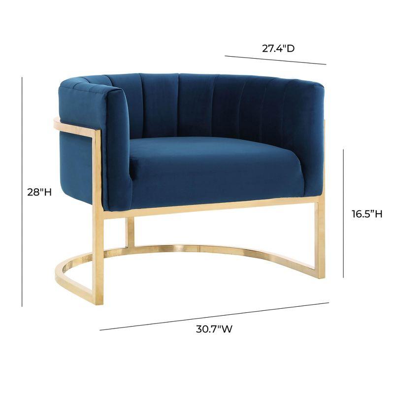 Velvet Barrel Chair