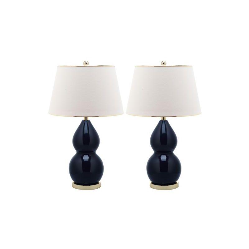 Everly Quinn Ceramic Table Lamp (Set of 2)
