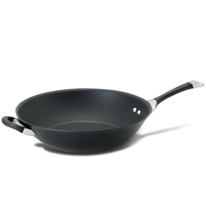 Circulon Symmetry Hard-Anodized Nonstick Induction Stir Fry Pan with Helper Handle, 14-Inch