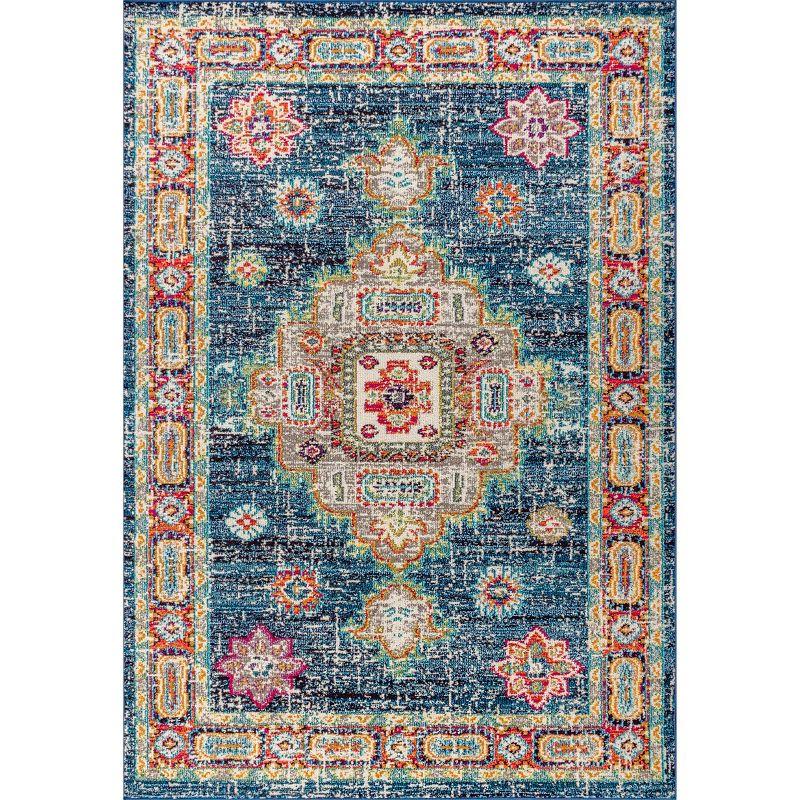 Bohemian FLAIR Boho Vintage Medallion Area Rug - JONATHAN Y