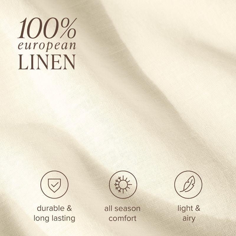 Bare Home 100% Linen Sheet Set