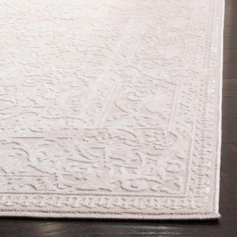 Reflection RFT664 Power Loomed Indoor Area Rug - 6'7"x6'7" - Creme/Ivory - Safavieh