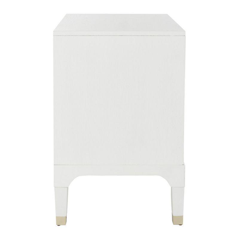 Lorna 3 Drawer Nightstand - FOX6232 - White - Safavieh Couture
