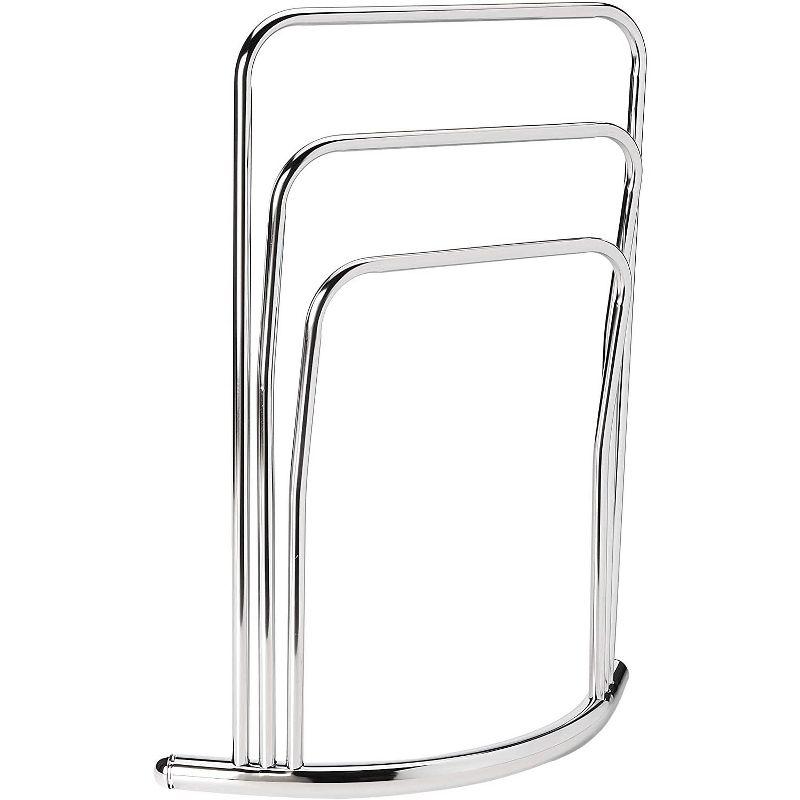 Kenneth Metal 3 Tier Freestanding Bathroom Towel Rack Stand, Chrome