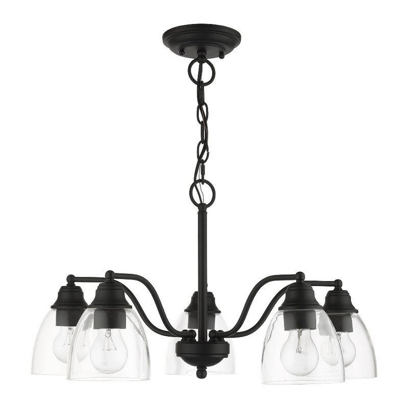 Livex Lighting Montgomery 5 - Light Chandelier in  Black