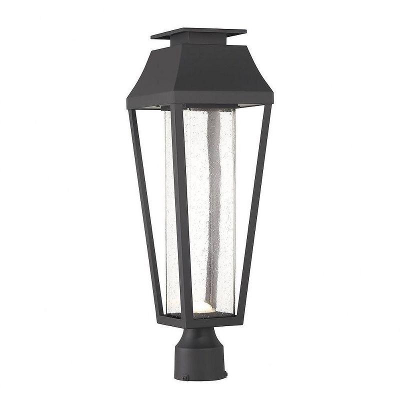 Brookline LED Outdoor Post Lantern in Matte Black