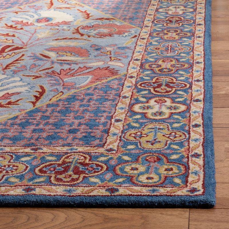 Antiquity AT508 Hand Tufted Area Rug - Blue/Red - 5'x8' - Safavieh.