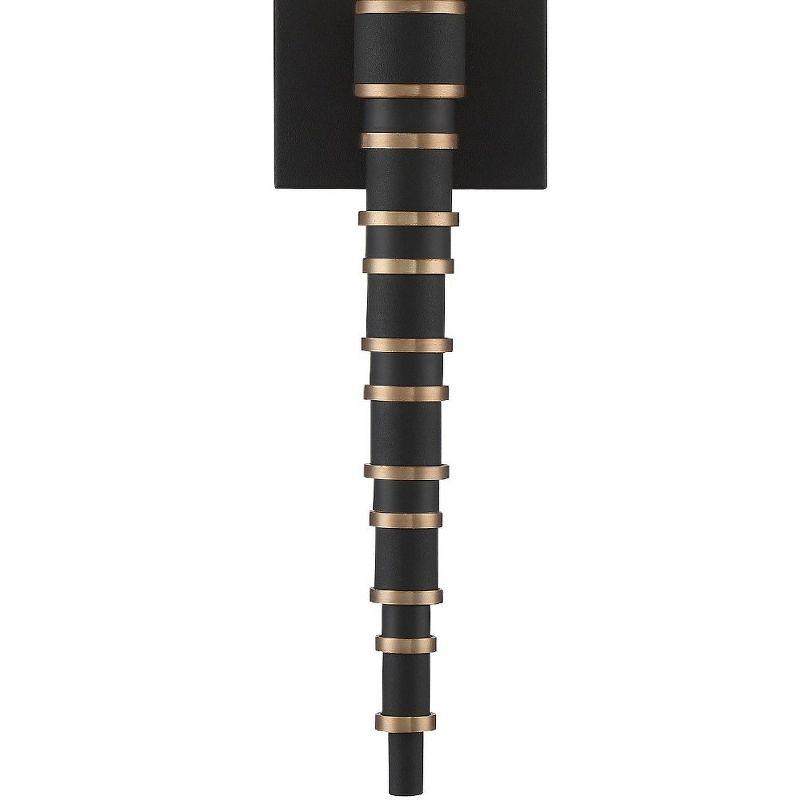 Crystorama Lighting Sloane 1 - Light Sconce in  Vibrant Gold/Black Forged