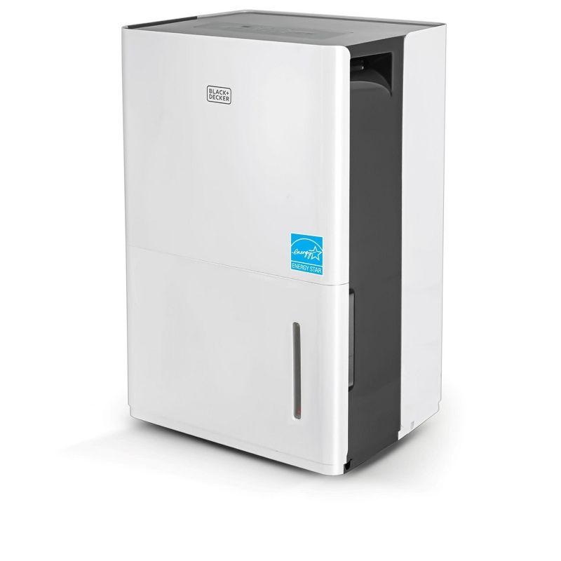 BLACK+DECKER Dehumidifier for Large Spaces and Basements Energy Star Certified White