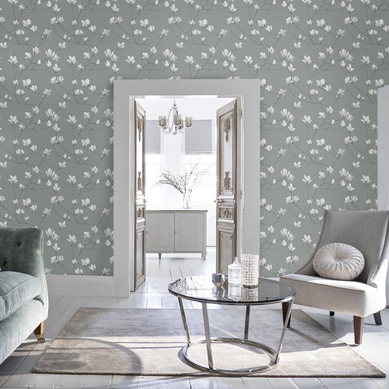 Laura Ashley Magnolia Grove Wallpaper Roll