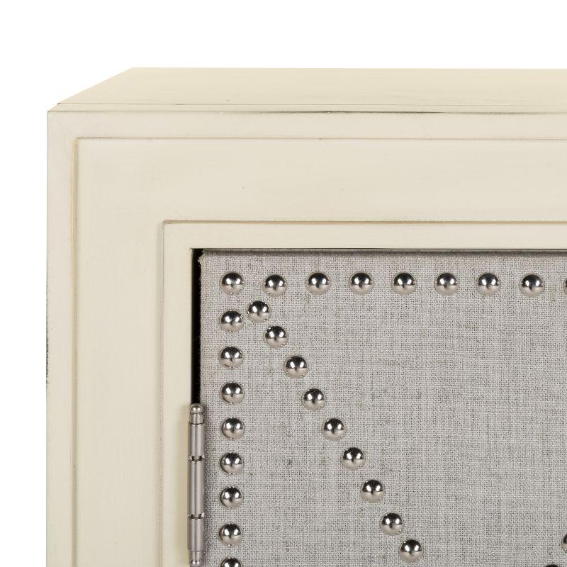 Erin 2 Door Chest - Antique Beige/Light Grey - Safavieh