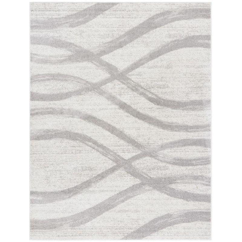 Adirondack ADR125 Machine Made Indoor Area Rug - Cream/Grey - 9'x12' - Safavieh