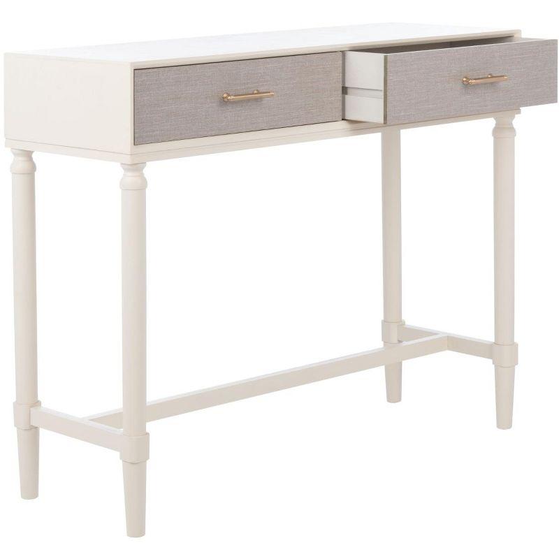 Estella 2 Drawer Console Table - CNS5731A - White - Safavieh