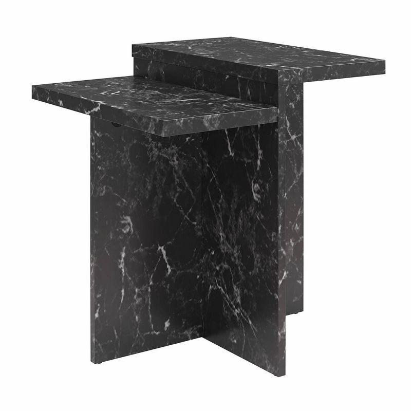 Brielle 24'' Tall Abstract End Table