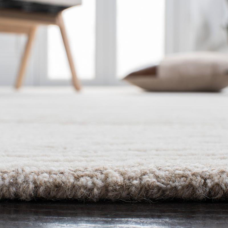Metro MET995 Hand Tufted Indoor Area Rug - Natural/Ivory - 6'x6' - Safavieh