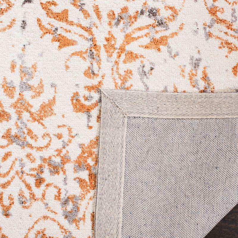 Expression EXP477 Hand Tufted Indoor Area Rug - Ivory/Rust - 4'x6' - Safavieh