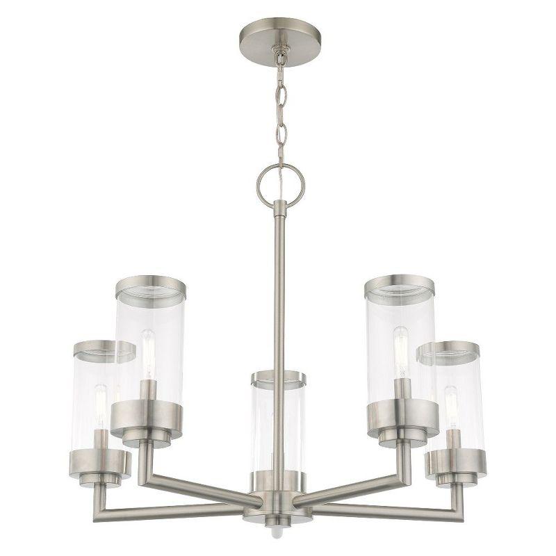 Livex Lighting Hillcrest 5 - Light Chandelier in  Brushed Nickel