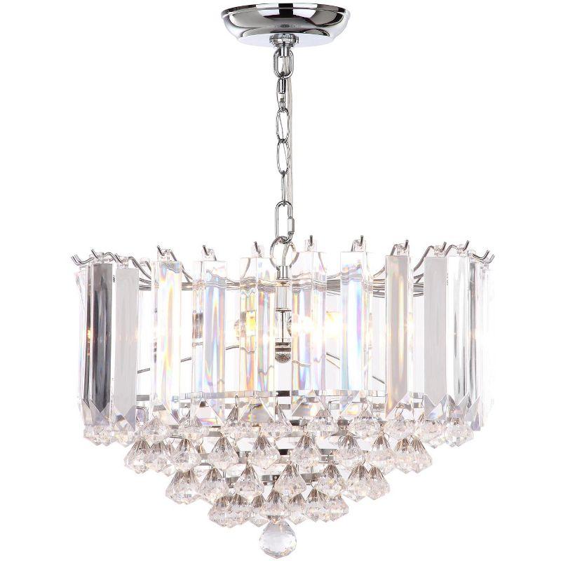 Hampton Pendant Lamp - LIT4490 - Clear/Chrome - Safavieh