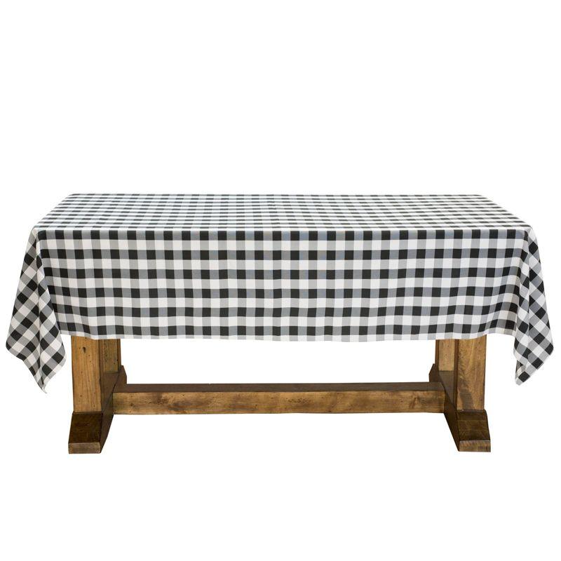 Lann's Linens Rectangular Checkered Tablecloth