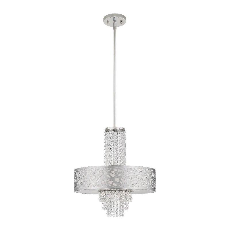 Livex Lighting Allendale 4 - Light Chandelier in  Polished Chrome