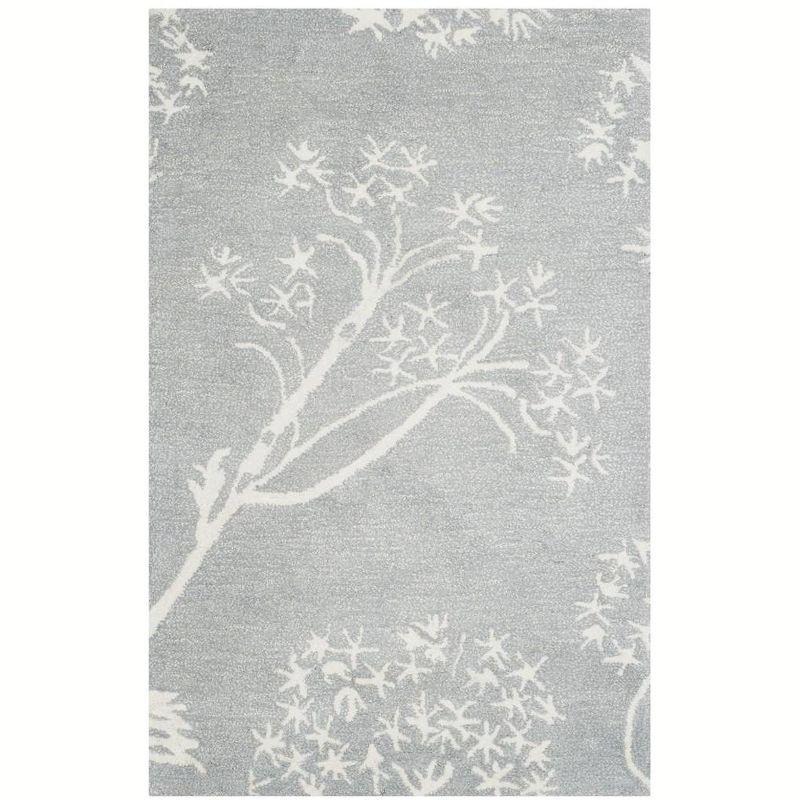 Bella BEL131 Hand Tufted Accent Rug - Light Blue/Ivory - 2'6"x4' - Safavieh.