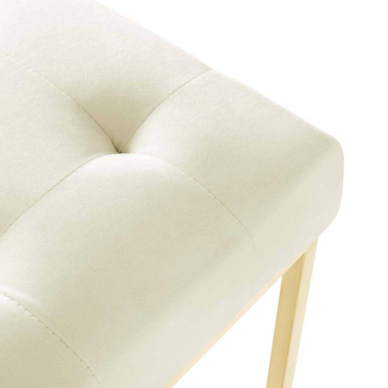 Privy Gold Stainless Steel Performance Velvet Dining Chair Gold/Ivory - Modway
