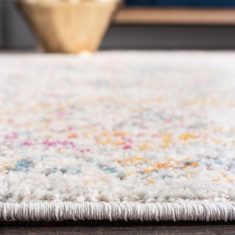 Madison MAD611 Power Loomed Indoor Runner Rug - Grey/Gold - 2'3"x10' - Safavieh