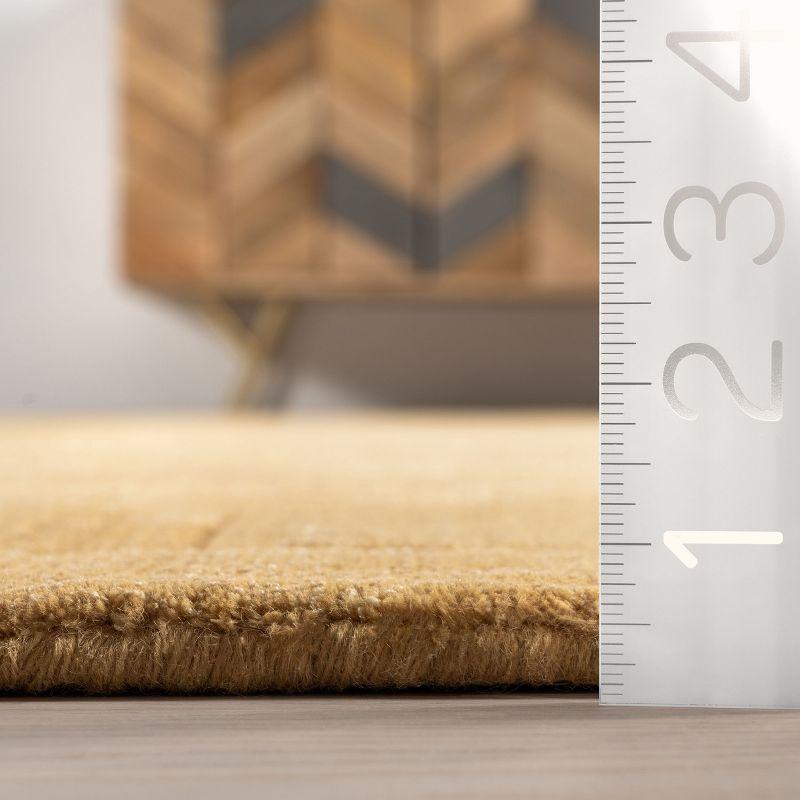 Milchan High-Low Wool-Blend Area Rug