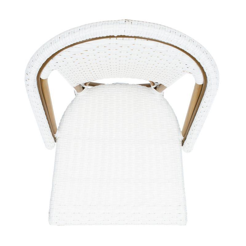 Salcha Side Chair (Set Of 2) - Indoor/Outdoor - FOX5210 - White - Safavieh