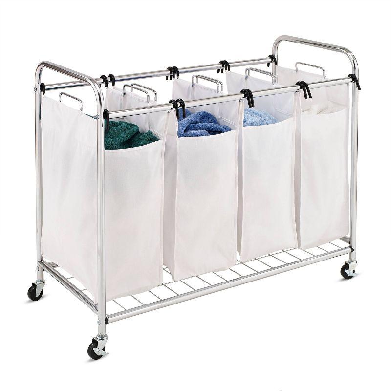 Honey-Can-Do Quad Laundry Sorter Chrome