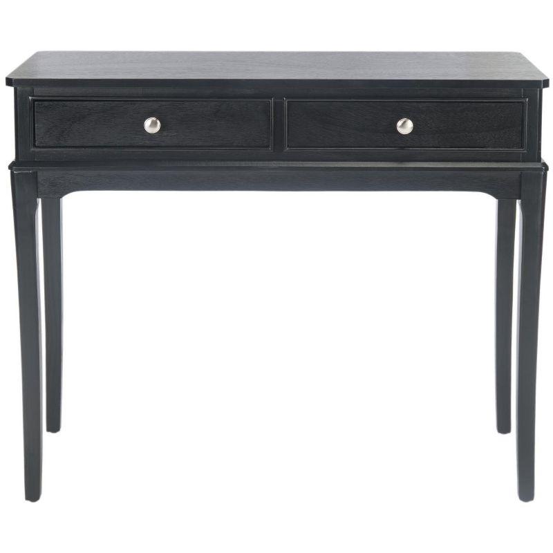 Opal 2 Drawer Console Table - CNS5726B - Black - Safavieh