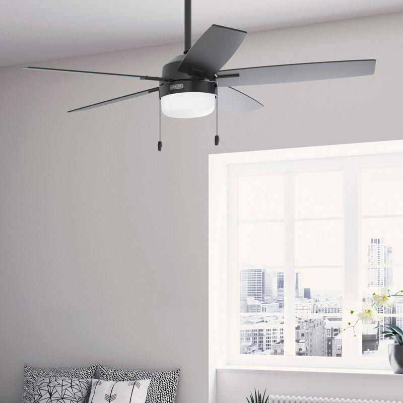 44" Anisten ENERGY STAR® 5-Blade Standard Ceiling Fan with Pull Chain and LED Light Kit Included