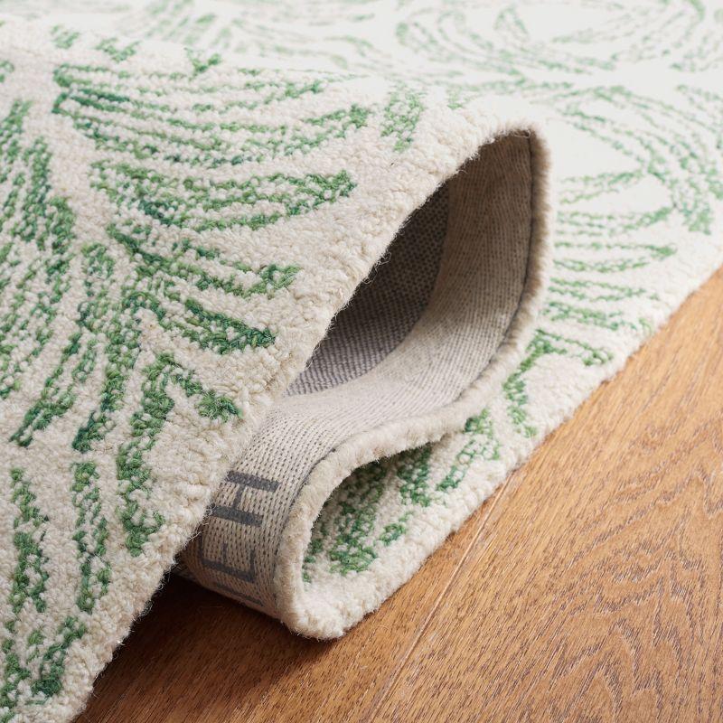 Jardin JAR728 Hand Tufted Area Rug - Ivory/Green - 5'x8' - Safavieh